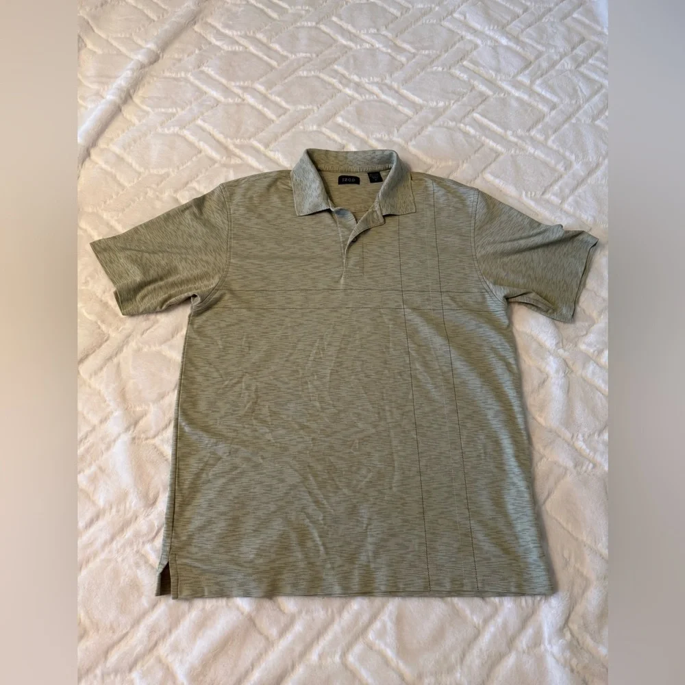 IZOD Men's Light Green Polo Shirt - Picture 5 of 5